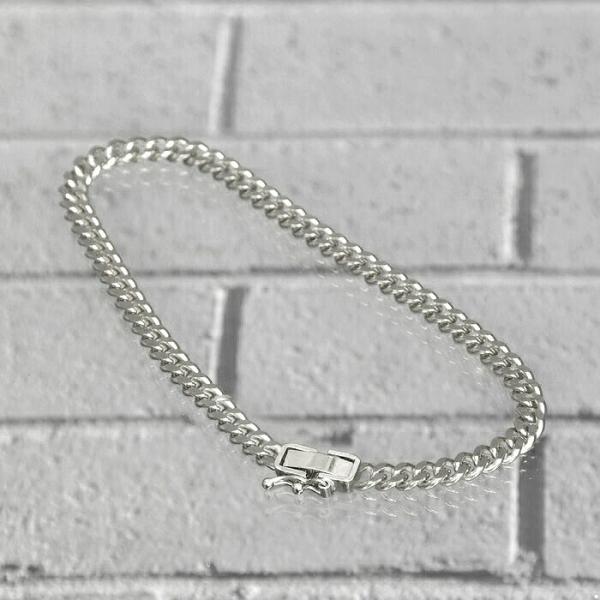 ブレスレット チェーン PT850 プラチナ 2面カット喜平チェーン 幅4.65