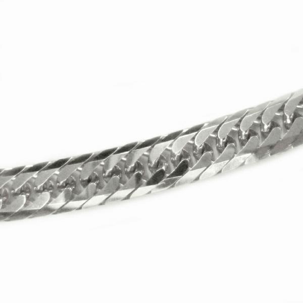 ブレスレット チェーン PT850 プラチナ 8面カットトリプル喜平チェーン