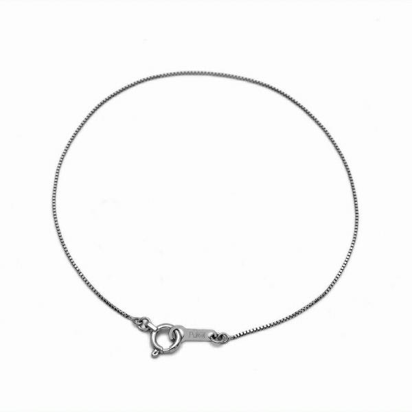 pt850 プラチナ　ベネチアンチェーン0.7mm ブレスレット　レディース ブレスレット チェーン PT850 プラチナ ベネチアンチェーン 幅