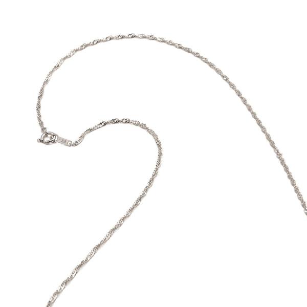 Pt850 ・プラチナ850・スクリューチェーン・ネックレス ネックレス チェーン PT850 プラチナ スクリューチェーン 幅1.6mm｜鎖