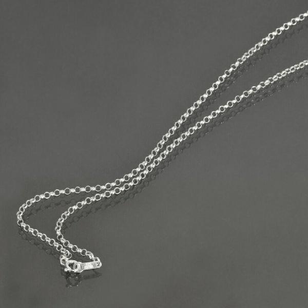 ネックレス チェーン シルバー925 ロールチェーン 幅2.0mm 長さ45cm 