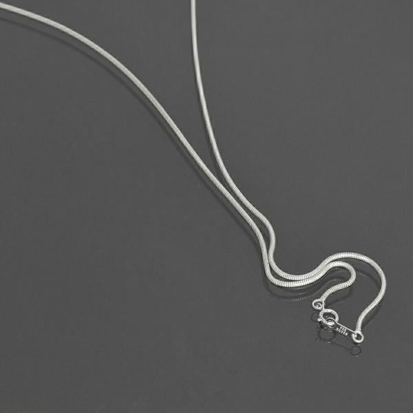 ネックレス チェーン シルバー925 スネークチェーン 幅1.4mm 長さ80cm