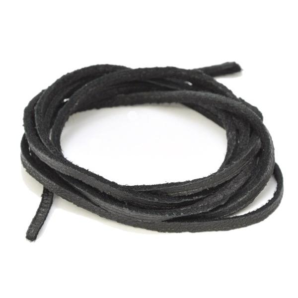 革紐 シカ紐 柔らかくて丈夫な鹿革ひも 平紐 幅2 0mm 長さ100cm ブラック 黒 手芸用品 金具 飾り パーツ 部品 Sknsh0 Blk 100 ジュエリー ネックレス Rubby 通販 Yahoo ショッピング