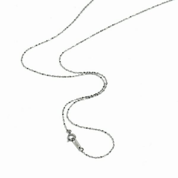 ネックレス チェーン サージカルステンレス 316L S字ツイストチェーン 幅1.2mm 長さ50cm