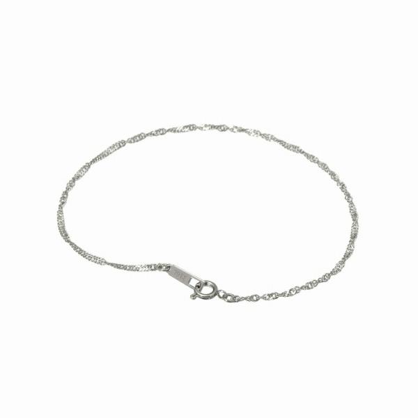 ブレスレット チェーン サージカルステンレス 316L スクリューチェーン 幅1.5mm 長さ20cm