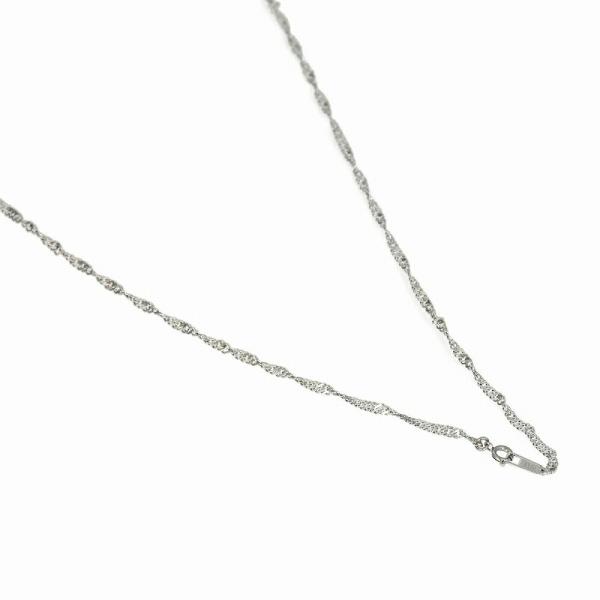 ネックレス チェーン サージカルステンレス 316L スクリューチェーン 幅2.6mm 長さ45cm