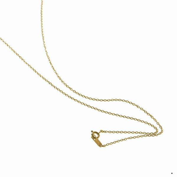 ネックレス チェーン サージカルステンレス 316L 金色 小豆チェーン 幅1.4mm 長さ45cm