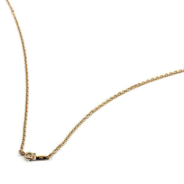 ネックレス チェーン サージカルステンレス 316L 金色 フラット小豆チェーン 幅1.9mm 長さ50cm