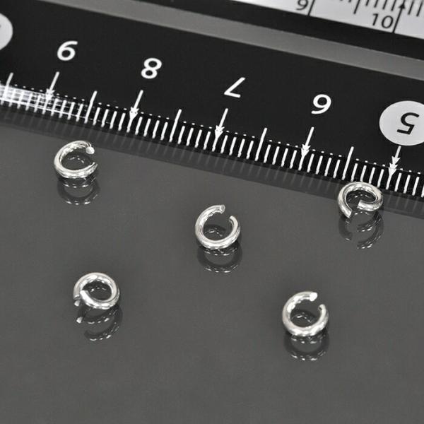 1個売り】 丸カン シルバー925 丸環 線径1.0mm 直径5.0mm マルカン|手芸用品 金具 飾り パーツ 部品 銀 Silver :svzj-0001n10050:ジュエリーネックレス RUBBY 通販 シルバー925丸カン 径約3mm・線径約0.5mm 約10個 銀 丸環 カン類 金属アレルギー対応 基礎金具 副資材 手芸用品 クラフトパーツ 素材