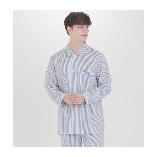 Narue（ナルエー） パジャマ メンズ 紳士用 春夏 ダブルガーゼ 綿100