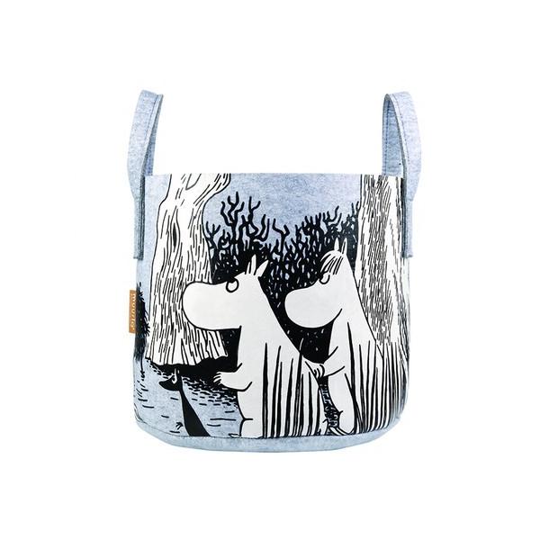 MOOMIN（ムーミン） 収納バスケット フェルト製 輸入品 ムールラ
