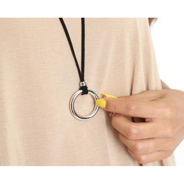 ネックレス レディース ロング リング ロングネックレス メンズ ユニセックス 男女兼用 雑貨 アクセサリー スエード スウェード Buyee Buyee 日本の通販商品 オークションの代理入札 代理購入