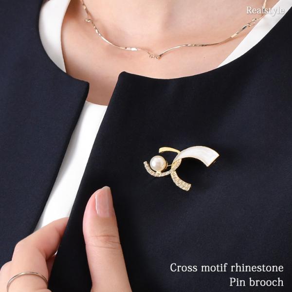 REAL STYLE ブローチ ピン パール 卒業式 おしゃれ 入学式 結婚式