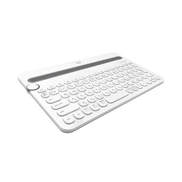 ロジクール ワイヤレスキーボード K480WH Bluetooth キーボード ワイヤレス 無線 Windows Mac iOS Andro