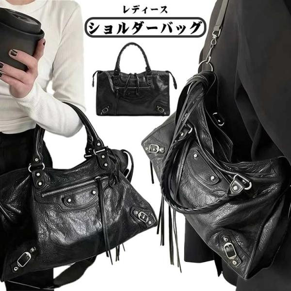 手提げ ショルダーバッグ ギャル系 2way 斜め掛け エディターズバッグ