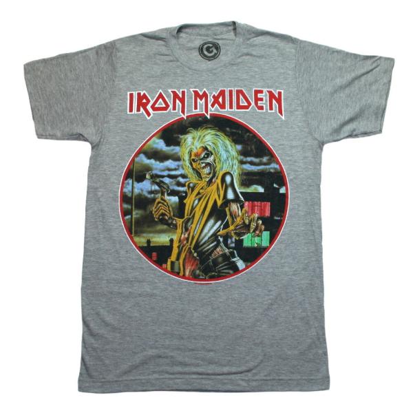 Iron Maiden / Killers Tee (Grey) - アイアン・メイデン Tシャツ