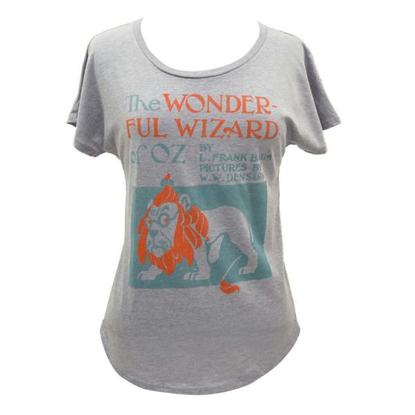 [Out of Print] L. Frank Baum / The Wonderful Wizard of Oz Relaxed Fit Tee (Heather Grey) (Womens)