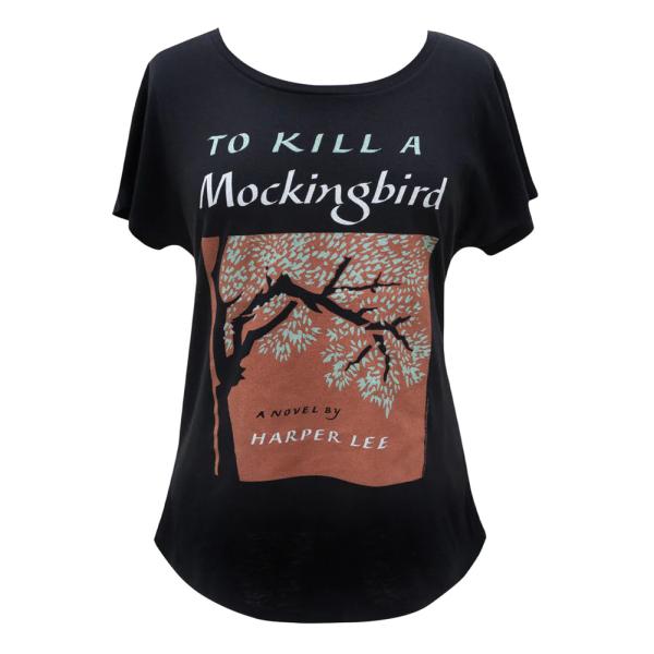 [Out of Print] Harper Lee / To Kill a Mockingbird Womens Relaxed Fit Tee (Black) - [アウト・オブ・プリント] ハーパー・リー / アラバマ物語 Tシャツ