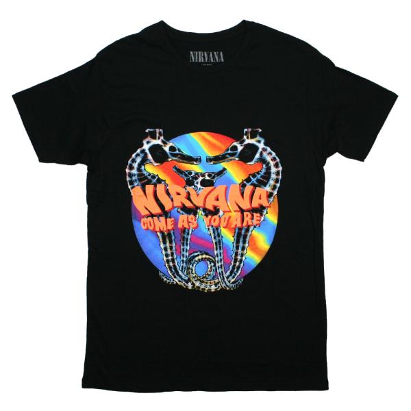 Nirvana / Come as You Are Tee 2 (Black) - ニルヴァーナ Tシャツ