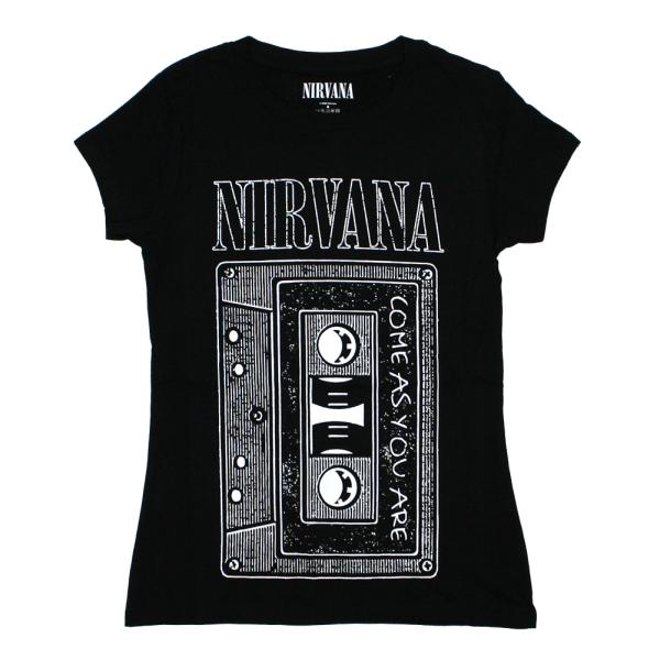 Nirvana / Come as You Are Womens Tee 3 (Black) - ニルヴァーナ Tシャツ
