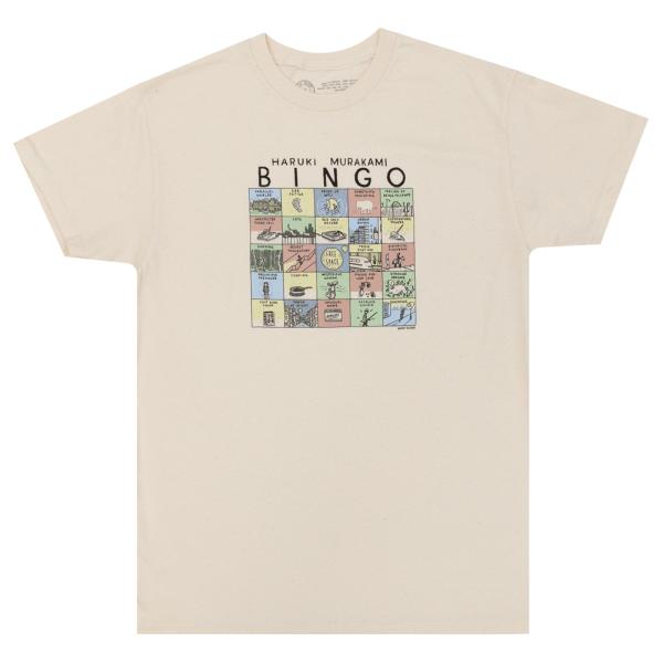 Haruki Murakami Bingo Tee (Natural) - 村上春樹 グラント