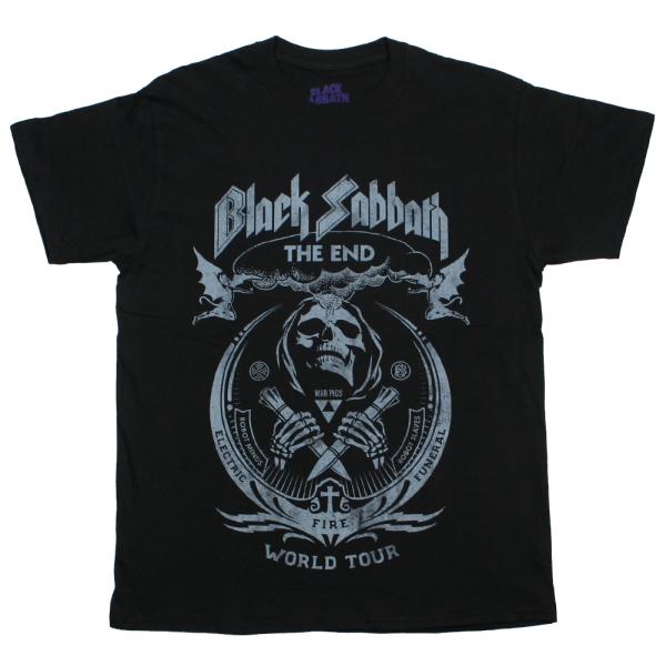 ブラックサバス THE END ワールドツアー Tシャツ ラグラン L相当 黒 rudie_10006155