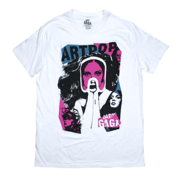 Lady Gaga / Artpop Collage Tee (White) - レディー・ガガ Tシャツ