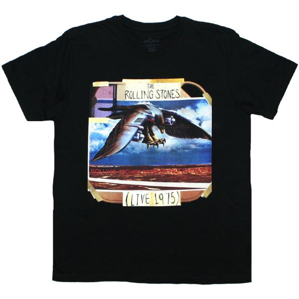 The Rolling Stones / L.A. Friday Live 1975 Tee (Black) - ザ