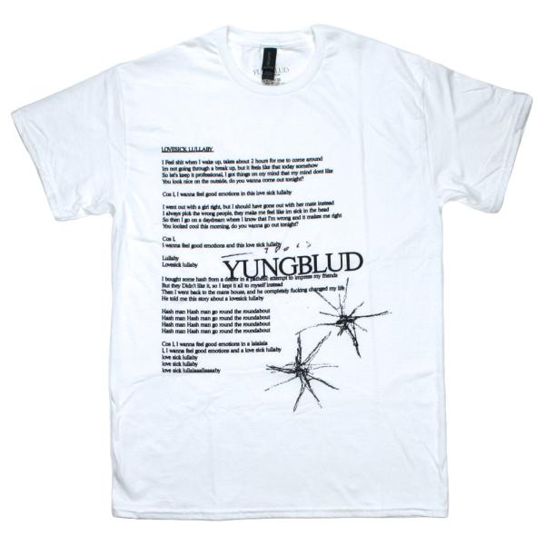 Yungblud / Lovesick Lullaby Tee (White) - ヤングブラッドTシャツ