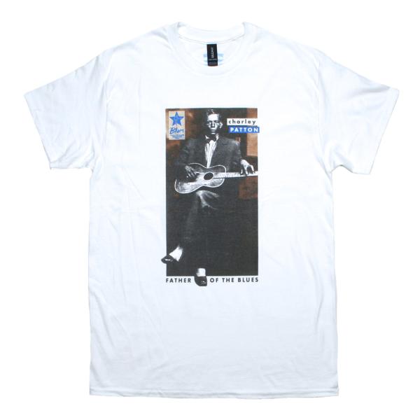 Charley Patton / Father of the Blues Tee (White) - チャーリー・パットン Tシャツ