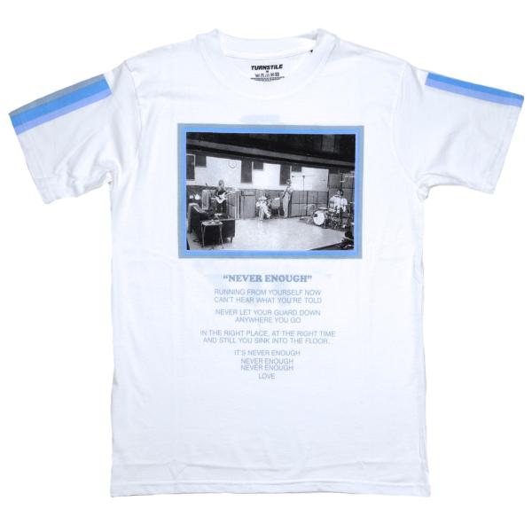 Turnstile / Never Enough Tee 2 (White) - ターンスタイル Tシャツ