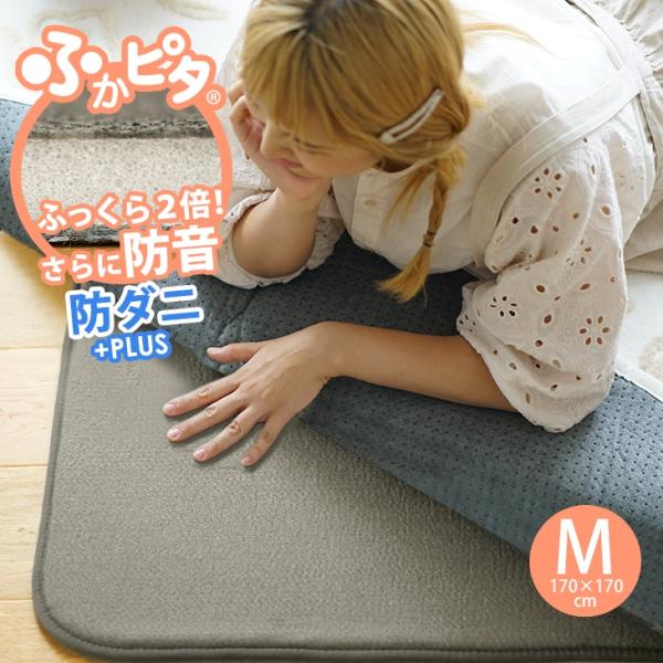 防音 ふかふか下敷き専用 ラグ ふかぴたPLUS[厚手] 【累計販売数20万枚