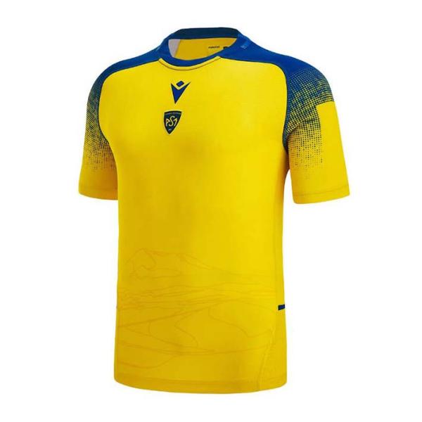 マクロン　ラグビー　ASMクレルモンRugby ジャージ XL 黄色 58140142-Macron-Clermont-