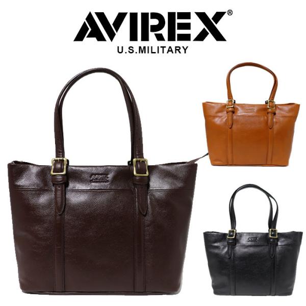 AVIREX（アヴィレックス） 本革 トート バッグ アビレックス AVIREX