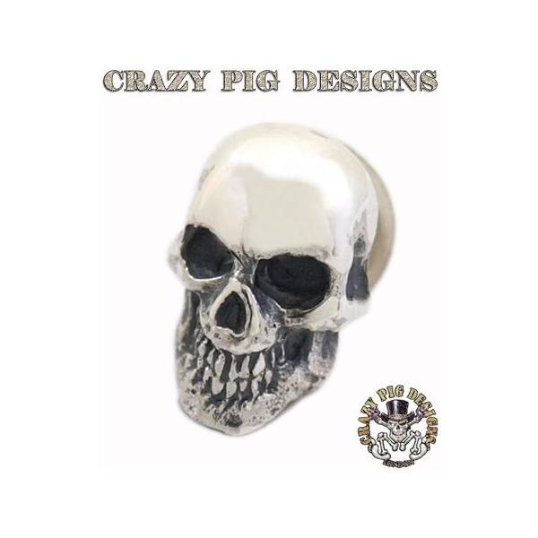 Crazy Pig Design スカルピアス(片耳用)2個 rugged-market_cpd680