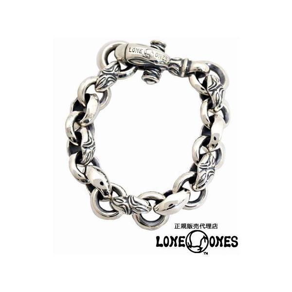 LONE ONES ロンワンズ ブレスレット カーブド シルクヘロン 