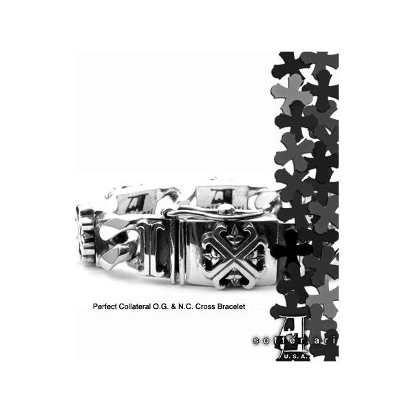 \t@A SofferAri PERFECT COLLATERAL O.G. &amp; N.C. CROSS BRACELET oO