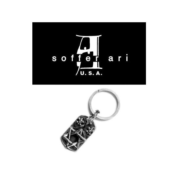 �\�t�@�A�� SofferAri �~�f�B�A�� �h�b�O�^�O �^�C�j�[�t���A�[&amp;J�X�^�[ �L�[�����O MEDIUM DOG TAG TINY FLEURS AND J STAR KEY RING