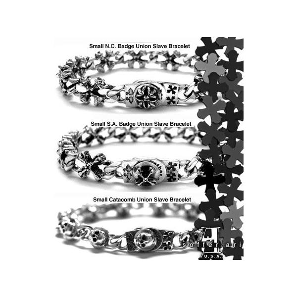 \t@A SofferAri SMALL N.C. S.A. BADGE UNION SLAVE BRACELET uXbg oO
