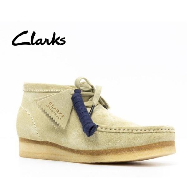 【CLARKS】 ワラビーブーツ メープルスエード ベージュ モカシン 美品 Clarks Originals Wallabee Boot クラークス ワラビーブーツ