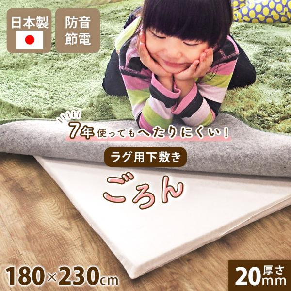 【サイズ】約180×230cm【素材（品質）】中材：高反発ウレタン（2cm）側生地：綿100％【お届け荷姿】折り畳み・ビニール【生産国】日本【お手入れ方法】・水洗いはお避け下さい。・中性洗剤を薄めた液体に布を浸し、固く絞って汚れた箇所を軽く...