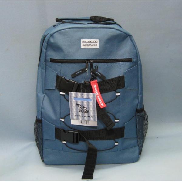 商品名 ●ボディウルフ【カジュアルバックパック】BW-31ブルーグレー約20リットル●製造販売元： 株式会社イコマ創芸：中国製定価 本体税込価格￥オープン商品サイズ ：[縦]約46cm [横]約32cm [マチ]約15cm容量：約20リット...