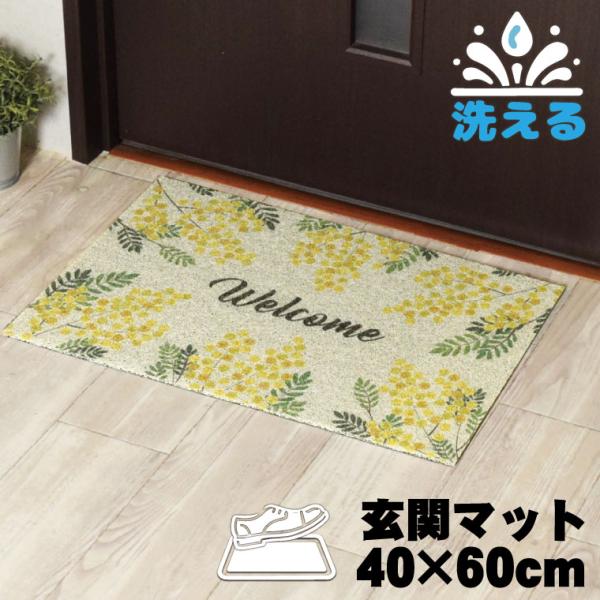 〇サイズ約40cm×60cm(厚み約5mm)※表示サイズに誤差(±0.5〜2cm程度)がある場合がございます。〇素材表裏/PVC〇仕様・素材はお手入れしやすいPVC。表面は泥を落としやすい特殊な繊維状で玄関やたたきの汚れ防止にもなります。・...