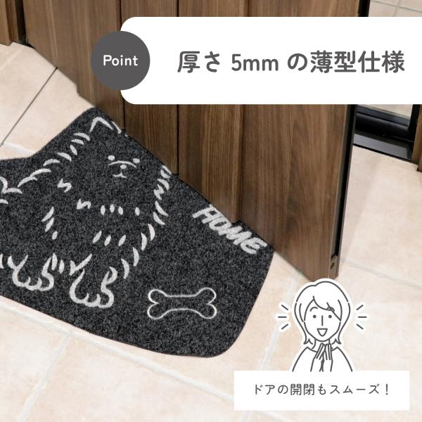 petit animal �G���g�����X�}�b�g 45�~60cm ���O �D���Ƃ� ���� ����� �L �� �� �n���X�^�[ �E�T�M ���i�摜3
