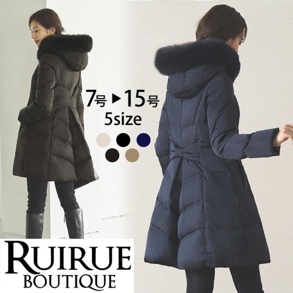 ダウンコート レディース ロングコート アウター ミセス きれいめ 秋冬  