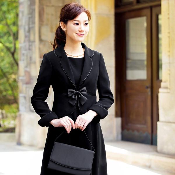 レディース ブラックフォーマル 夏 喪服 上品 礼服 冠婚葬祭 ジャケット ワンピース セット 50代 40代 30代 ミセス 女性 服装 ママスーツ 卒業 卒園式 おしゃれ Buyee Buyee Japanese Proxy Service Buy From Japan Bot Online