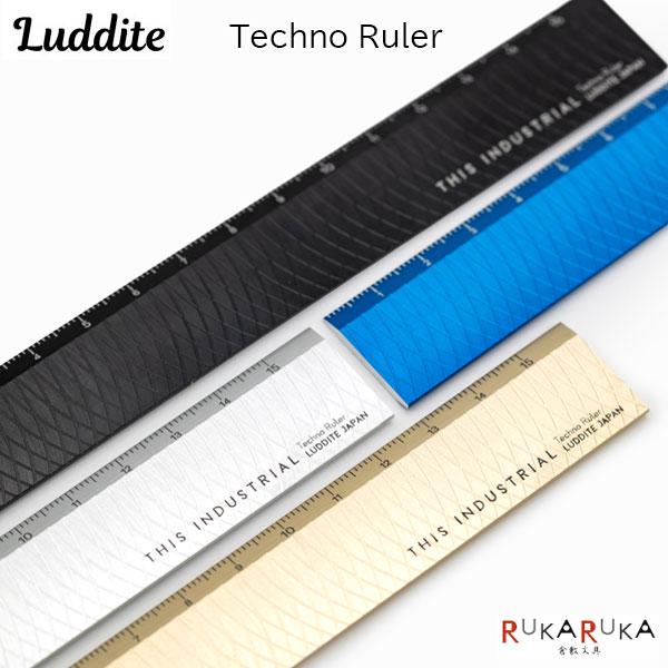 THIS INDUSTRIAL Techno Ruler [全4色] 15cm ルーラー 定規 ラダイト《Luddite》1957-LDTI-TR-**【ネコポス可】［M便 1/10］