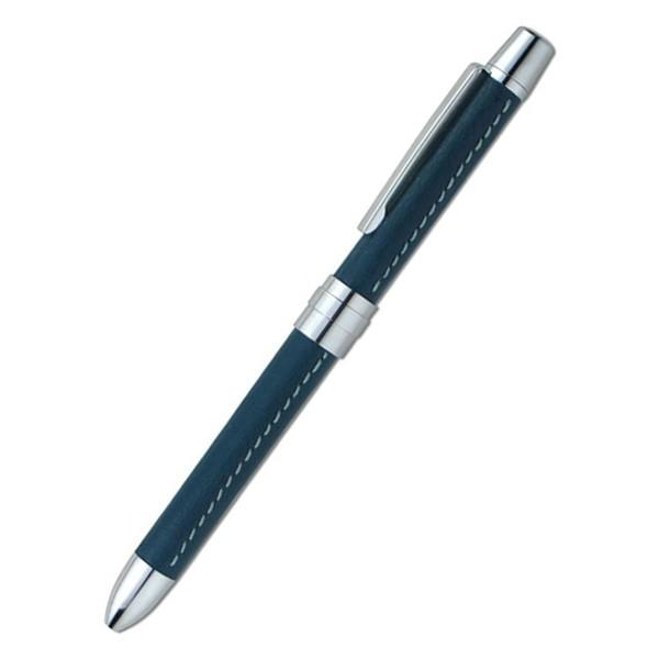 REFINO-l (レフィーノ・エル) 革巻き複合筆記具 ブルー セーラー万年筆 16-0319-240 :R4901680221272-:倉敷文具RUKARUKAヤフーショップ 通販 セーラー万年筆 多機能ペン 2色 シャープ レフィーノl 牛革 ブルー 16-0319-240