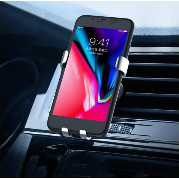 ボルボ XC60 スマホ 携帯 ホルダー エアコン吹き出し口 クリップ型 全４色 選択式 汎用品