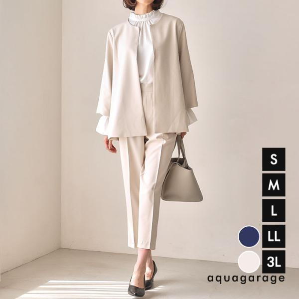  【サイズ追加】フレアシルエットセットアップスーツ